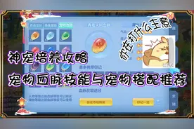 神武4：神宠培养攻略 宠物血脉技能与宠物搭配推荐