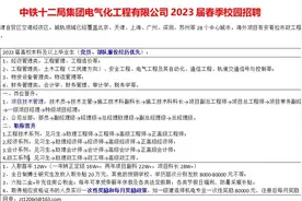 中铁十二局电气化工程有限公司23届春招视频封面