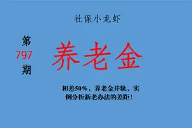新老办法相差50%，养老金并轨，实例分析新老办法的差距！视频封面