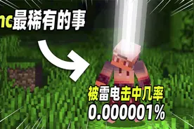 我的世界：盘点MC中那些稀有的物品，快看看你见过几种？视频封面