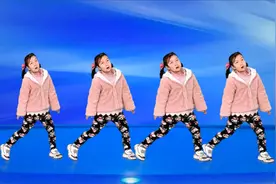 儿歌舞蹈《兔子舞》小琪琪自编自演，蹦蹦跳跳太可爱了，你喜欢吗视频封面