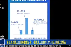 第七次全国人口普查数据公布：我国总人口共14.1178亿