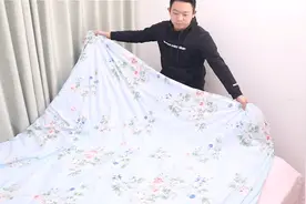 2分钟学会套被子最简单方法，多重的厚被子1个人轻松搞定，实用