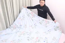 2分钟学会套被子最简单方法，多重的厚被子1个人轻松搞定，实用