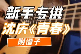 沈庆《青春》吉他教学弹唱教学视频封面