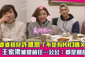 婆婆初见许维恩「不是有KID」　王家梁被提前任...公公：都是朋友视频封面