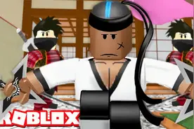 阿火解说roblox罗布乐思：通过忍者村的新手关，下忍秒变中忍
