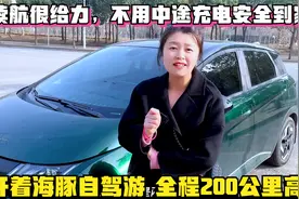 开着海豚去洛阳自驾游全程200公里高速，宝妈不用中途充电太给力视频封面