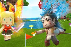 迷你世界 采蘑菇模拟器，汤米清水争夺蘑菇领地