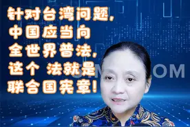 针对台湾问题，中国应当向全世界普法，这个法就是联合国宪章！视频封面