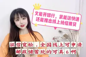 邮储信用贷来了！征信宽松全国线上可申请。征信花户的机会来了？