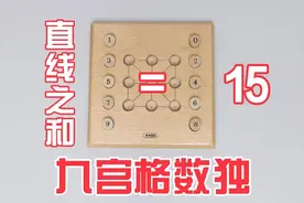 九宫格数独：8条直线之和都等于15？还有无解三字棋视频封面