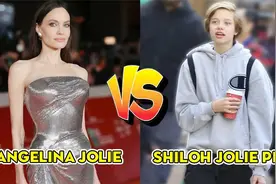 安吉丽娜朱莉和她的女儿童年对比视频封面