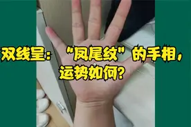 双线呈：“凤尾纹”的手相，运势如何？