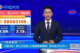贵州热榜：第七次全国人口普查数据揭晓！贵州超3856万人视频封面