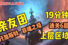 这才叫亲友团：19分钟通关6层罪魂之塔上层区域【魔兽世界9.0】视频封面