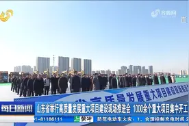 重磅！山东1000余个重大项目集中开工建设，总投资11374.9亿元视频封面