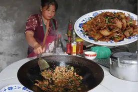 桃子妈教你“盐煎肉”家常做法，步骤配料简单，小白一看就会