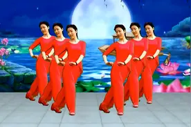 箫 笛伴奏广场舞《泛水荷塘》春风的温暖，让人心旷神怡，附教学