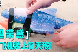 挑战给玩具飞机绑上串天猴，你绝对没见过这么奇葩的实验。视频封面
