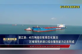 湛江港  ： 40万吨级巨轮常态化靠泊视频封面