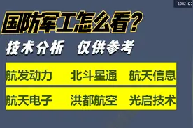 点评：航发动力 北斗星通 航天信息 航天电子 洪都航空 光启技术视频封面