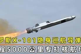 俄罗斯出动X101隐身巡航导弹，射程5000公里，专打敌方核动力航母视频封面