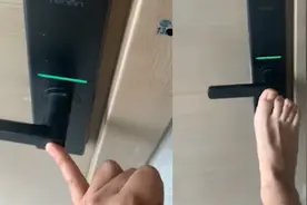 小偷自助餐？男子意外发现女友住所指纹锁谁都能开，原因令人意外视频封面