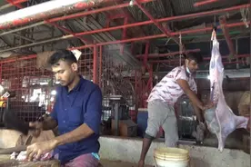 巴铁农村兄弟养羊贩卖，活羊现宰就为保证新鲜，低价格咋做到的？视频封面