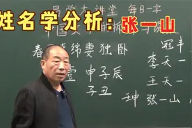 姓名学分析：张一山这个名字如何？视频封面