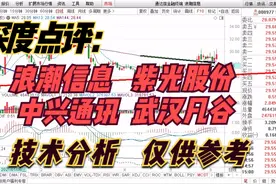 浪潮信息 紫光股份 中兴通讯 武汉凡谷，技术全面分析视频封面