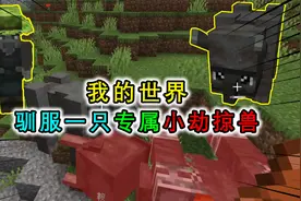我的世界：灾厄村民还会种菜？养着一只小劫掠兽，可以被玩家驯服