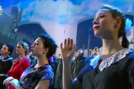 经典歌曲《斯拉夫女人的告别》，俄罗斯红旗歌舞团演出