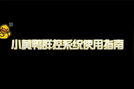 小黄鸭群控系统使用指南视频封面
