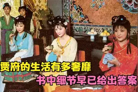 贾府的生活有多奢靡，书中几处细节给出答案，常人真的难以想象！视频封面
