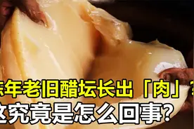 陈年老旧醋坛长出“肉”，有人却说这是“宝贝”，究竟怎么回事？