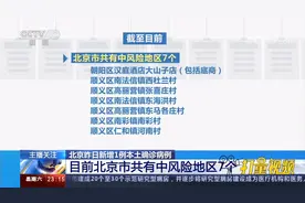北京：新增顺义区仁和镇河南村为中风险地区|24小时视频封面