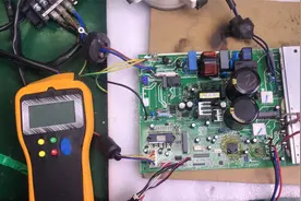 美的变频空调E7故障维修视频