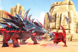 【妖月】方舟 永恒普罗米20 激战BOSS 荆棘恶魔和杀戮羽暴龙！