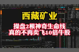西藏矿业：只用操盘2根神奇MA线，真的不再卖飞10倍牛票视频封面