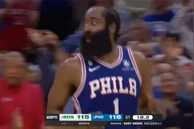 NBA精彩时刻：哈登加时赛三分准绝杀绿军 76人扳平系列赛大比分视频封面