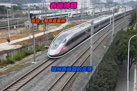 福州著名机位实拍春运期的高铁视频封面