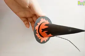 万圣节装扮：魔法帽，女巫帽手工制作教程