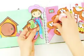 简笔画妈妈太能干了，一本农场手工书，成人玩得都停不下来视频封面
