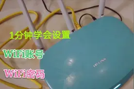大师教你设置路由器，原来设置WiFi密码这么简单，学会不用求人了视频封面