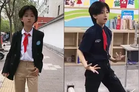 酷！10岁短发女孩教室练舞步，英姿飒爽跳舞走红网络