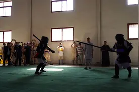少林棍实战对练,一对一单挑真打,记分数论输赢，凌云现场实拍视频封面