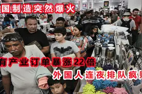 中国制造突然爆火，所有产业订单暴增数十倍！外国人连夜排队疯购视频封面