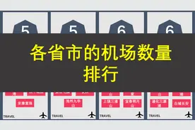各省份的机场数量排行视频封面