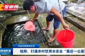 桂阳：打通农村饮用水安全“最后一公里”视频封面